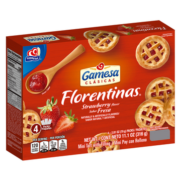 Gamesa Florentinas Fresa - 11.1 oz