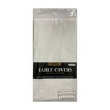 Plastic Table Cover White - 54" x 108"