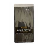 Plastic Table Cover Black - 54" x 108"