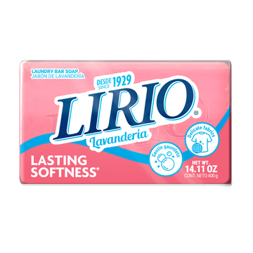 Lirio Pink Laundry Bar Soap - 400 gm