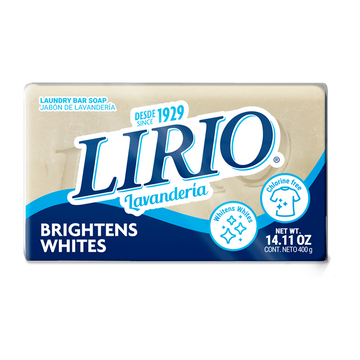 Lirio White Laundry Bar Soap - 400 gm