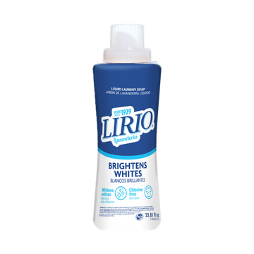 Lirio Liquid Laundry Detergent Brightens White - 33.8 Oz