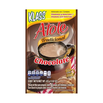 Klass Atole Chocolate  (4x12ct) 1.52 oz