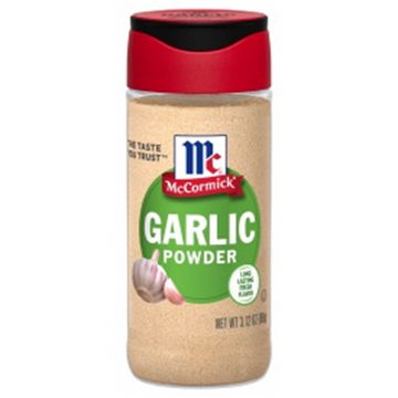 McCormick Garlic Seaoning Powder 3.12 oz