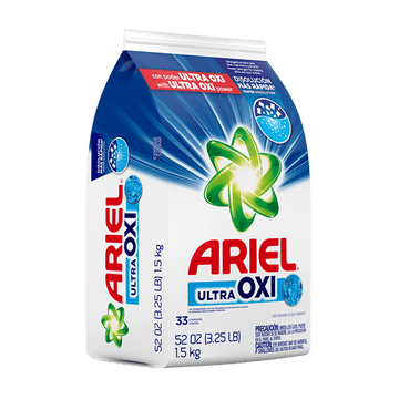 Ariel Ultra Oxi Pwdr Laundry Detergent 33 LD 1.5kg