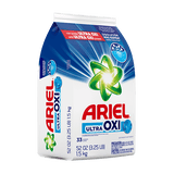 Ariel Ultra Oxi Powder Laundry Detergent 33 LD 1.5kg - Case - 6 Units