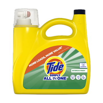 Tide Simply All in One Daybreak Fresh Liquid Detergent 85 loads - 107 oz