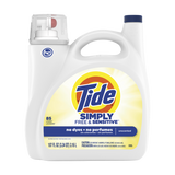 Tide Simply Liquid Laundry Detergent, Free & Sensitive, 85 Loads HE - 107 oz