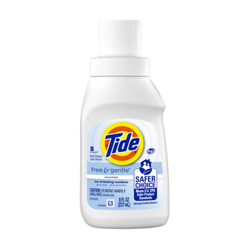 Tide Free & Gentle Liquid Laundry 5lds - 8 oz
