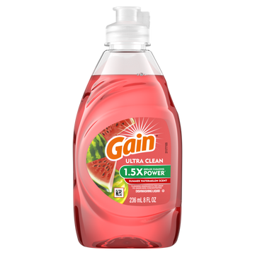 Gain Ultra Summer Watermelon Dish Soap 8 oz