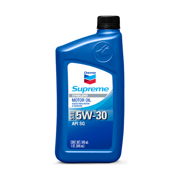 Chevron Supreme Motor Oil 5W-30 - 1 qt