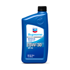 Chevron Supreme Motor Oil 5W-30 - 1 qt