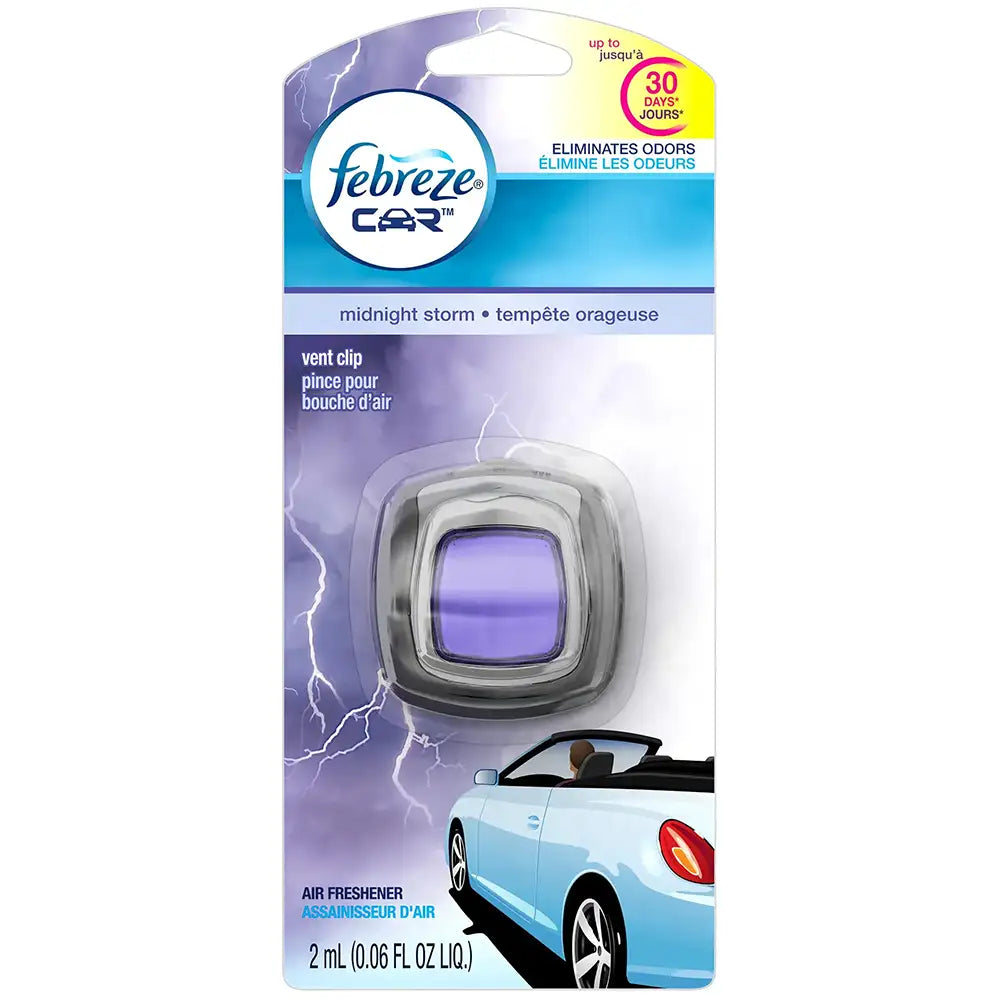 Wholesale Febreze Car Vent Clip Midnight. Refreshing car fragrance. Mexmax INC.