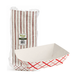 Three Leaf Paper Food Tray 7.7"x5.7 - 250ct