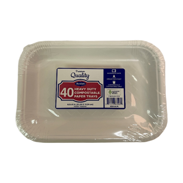 Axxion Heavy Duty Paper Tray 40ct - 9"