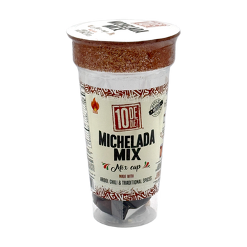 10 de Diez Michelada Mix Cup Chile de Arbol - 24 oz