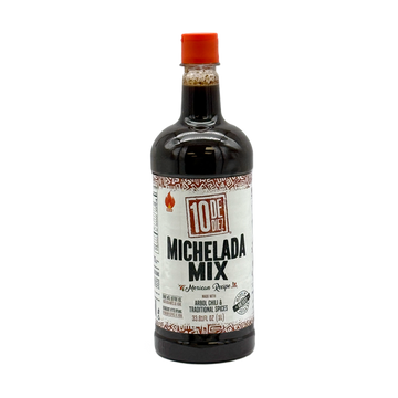 10 de Diez Michelada Mix Bottle Chile de Arbol - 33.8 oz