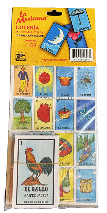 La Mexicana Loteria in a Bag Giant 10 ct