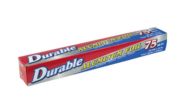 Durable Aluminum Foil 12" - 75 sq. ft