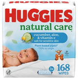 Huggies Baby Wipes Natural Care W/Aloe 3x56 ct
