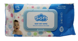 Simply Soft Baby Wipes Blue (Imported) - 80ct