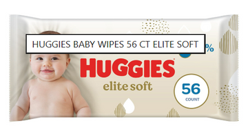 Huggies Baby Wipes Elite (Imported) 56ct