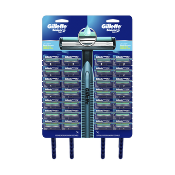 Gillete Sensor2 Plus  Hanging Razor Display 2x28ct - 1