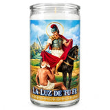 Vel Mex San Martin Caballero Ceremonial White Candle - Gigante cup