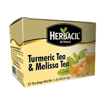 Herbacil Turmeric& Melissa(Curcuma & Toronjil) Tea 25 ct