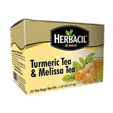 Herbacil Turmeric& Melissa(Curcuma & Toronjil) Tea 25 ct