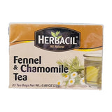 Herbacil Fennel & Chamomile Tea 25 ct