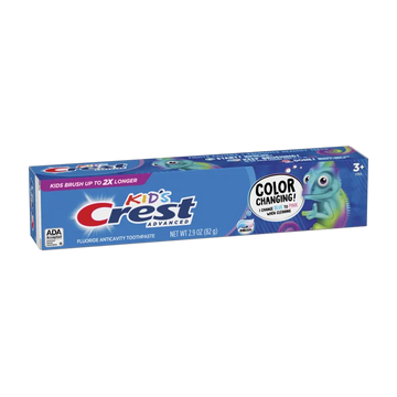 Crest Advanced Kid's Fluoride Toothpaste, Bubblegum Flavor 2.9 oz