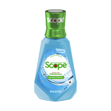 Crest Scope Mouthwash Original Clean Mint - 250 mL