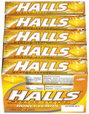 Halls Honey Lemon Sticks (USA) - Case - 20 Units
