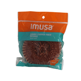 Imusa Scrubber Round Copper Coated Steel - jumbo