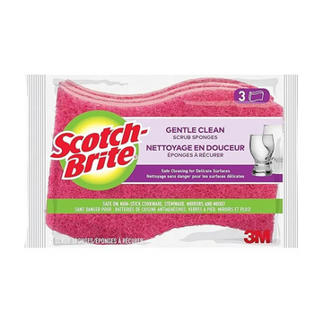 Scotch-Brite Gentle Clean Scrub Sponge 3 pk