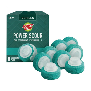 Scotch-Brite Power Scour Toilet Cleaner Tablet Refill 8 pc