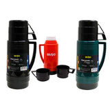 Drink Flask Vacuum Asst. Green, Red, Black 0.6 L - Case - 12 Units