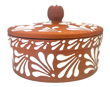 Tortillero Barro Engobe Asst. Colors 8"