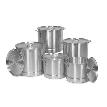 Imusa Aluminum Steamer Set (8, 12, 20, 24, 32 qrt) 5 Pot Set
