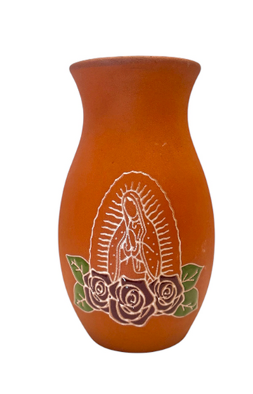 Florero Virgen Boliche De Barro 5.75"