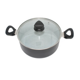 Imusa Dutch Oven Ceramic Speckled w/ Glass Lid 2.2mm 5 qrt