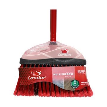 Escoba multiusos Condor con cerdas cruzadas de 136,4 cm