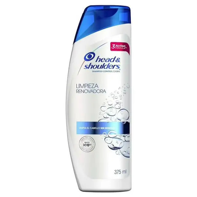 H&S 2 En 1 Suave y Limpieza Renovadora Renewing Shampoo (Imported) 375 mL