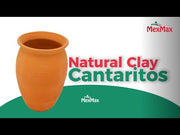 Cantarito De Barro Natural Clay Jar 12 oz