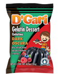 D'Gari Gelatin Dark (Oscura) Water 4.2 oz - Case - 24 Units