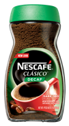 Nescafe Clasico Decaf Instant Coffee 7 oz - Case - 6 Units