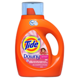 Tide Plus Downy April Fresh Liquid detergent HE 37 oz - Case - 6 Units