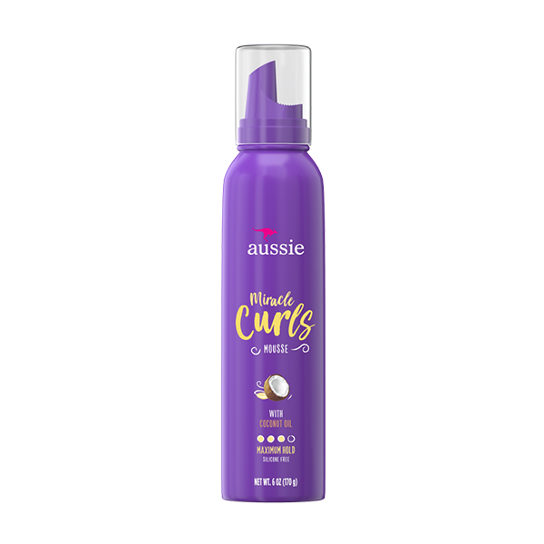 Aussie Miracle Curls Styling Mousse with Coconut & Jojoba Oil - Case - 12 Units