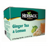 Herbacil Ginger & Lemon Tea - Case - 6 Units
